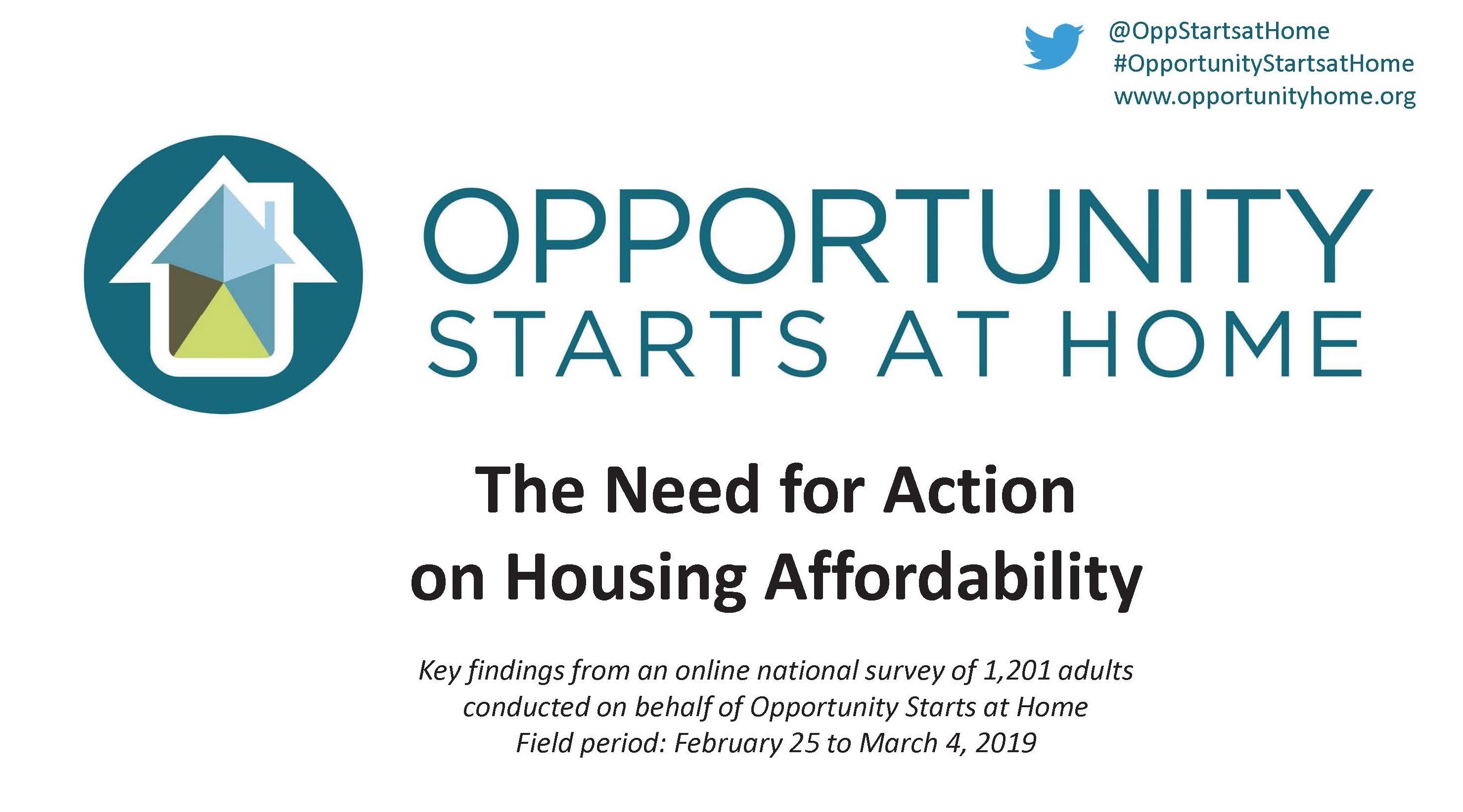 The Need for Action on Housing Affordability